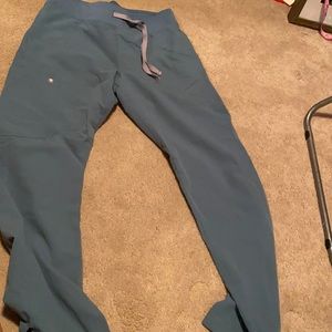 Figs hydro green pants